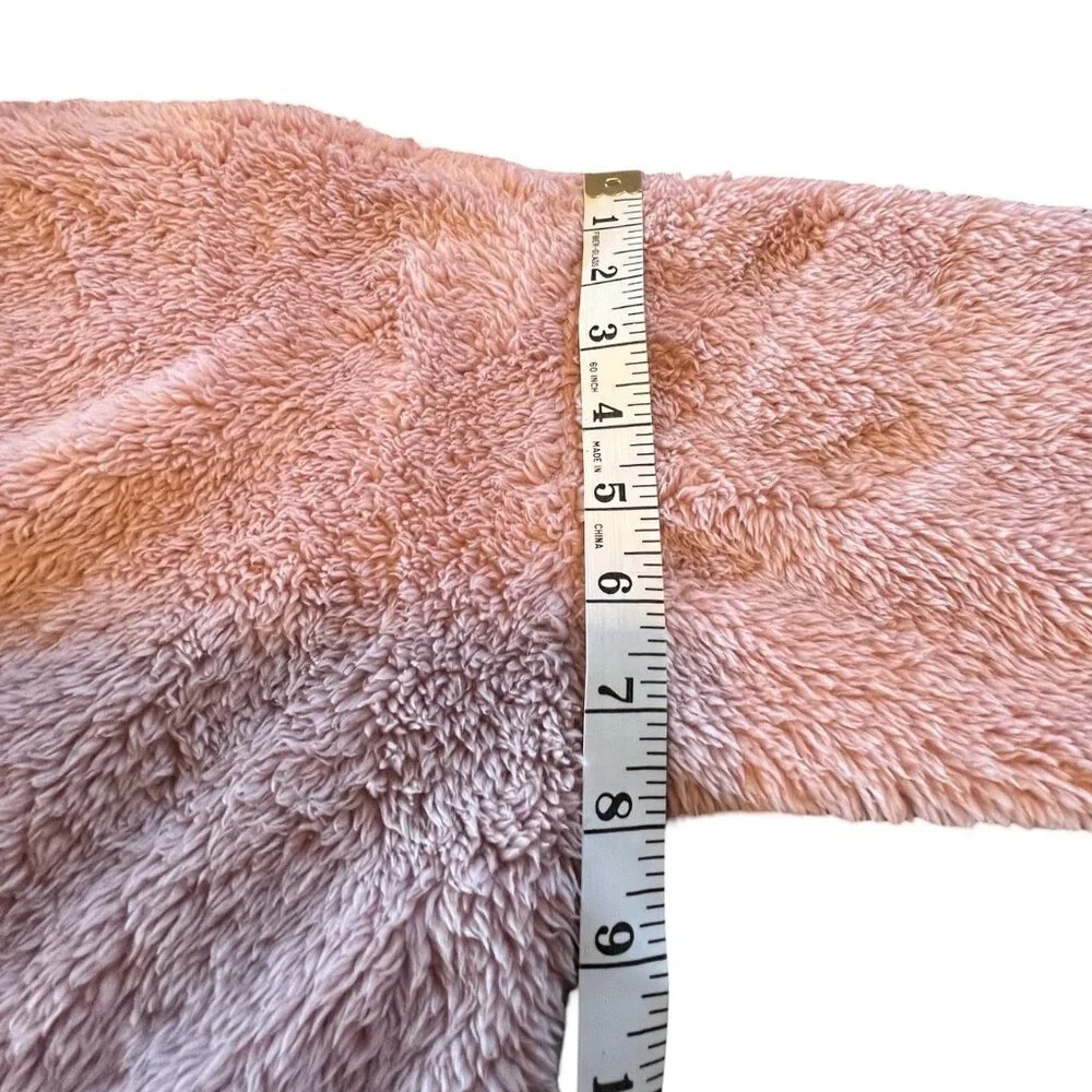 32 Degrees | Women's | Crepe Pink | Sherpa | Hooded Open Cardigan | Size L - Picture 6 of 9